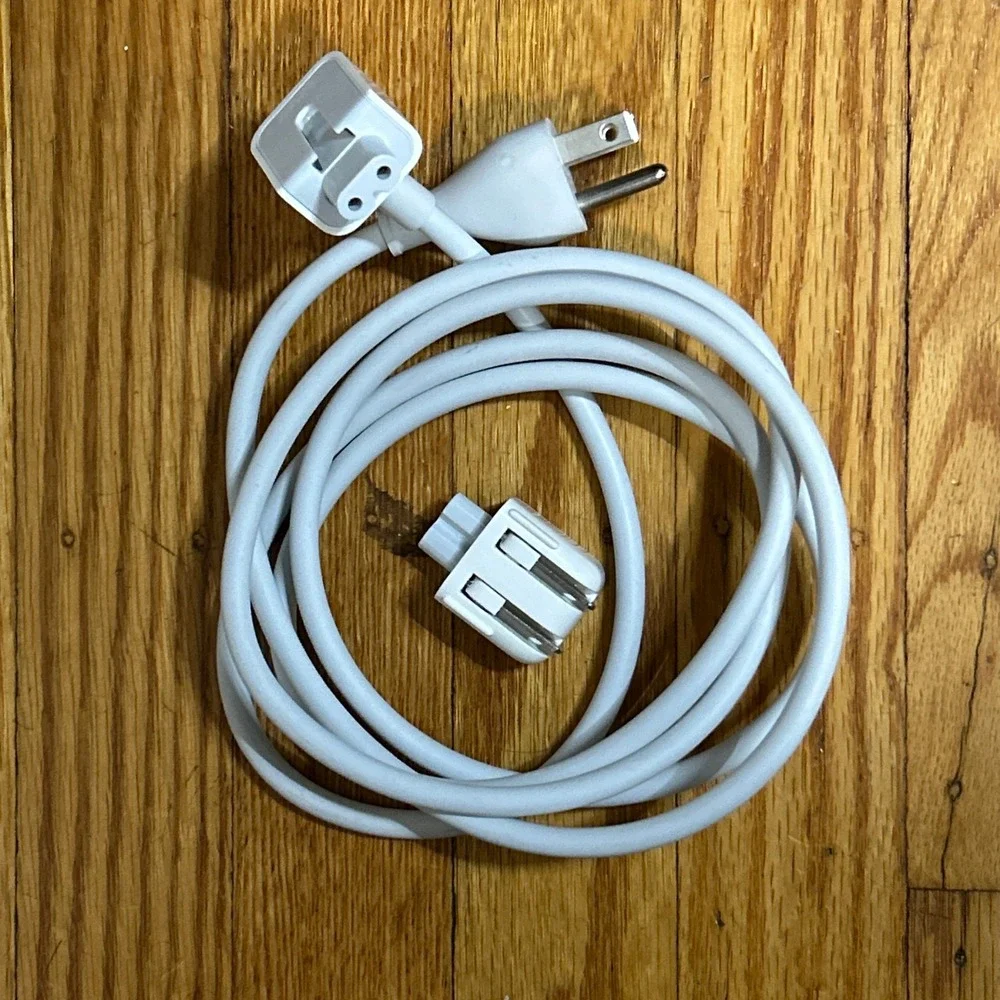 Apple MacBook Power Adapter Extension Cable 1.8m & Duckhead Wall Plug 922-9173